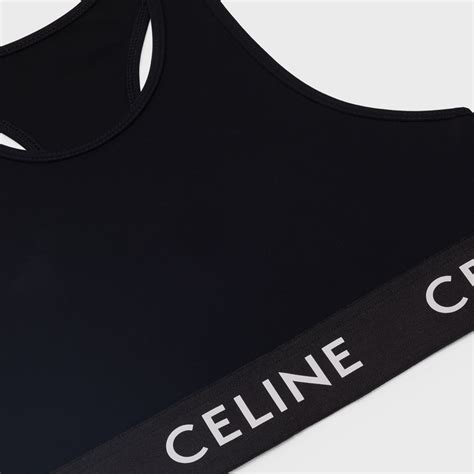 celine technical jersey bra top